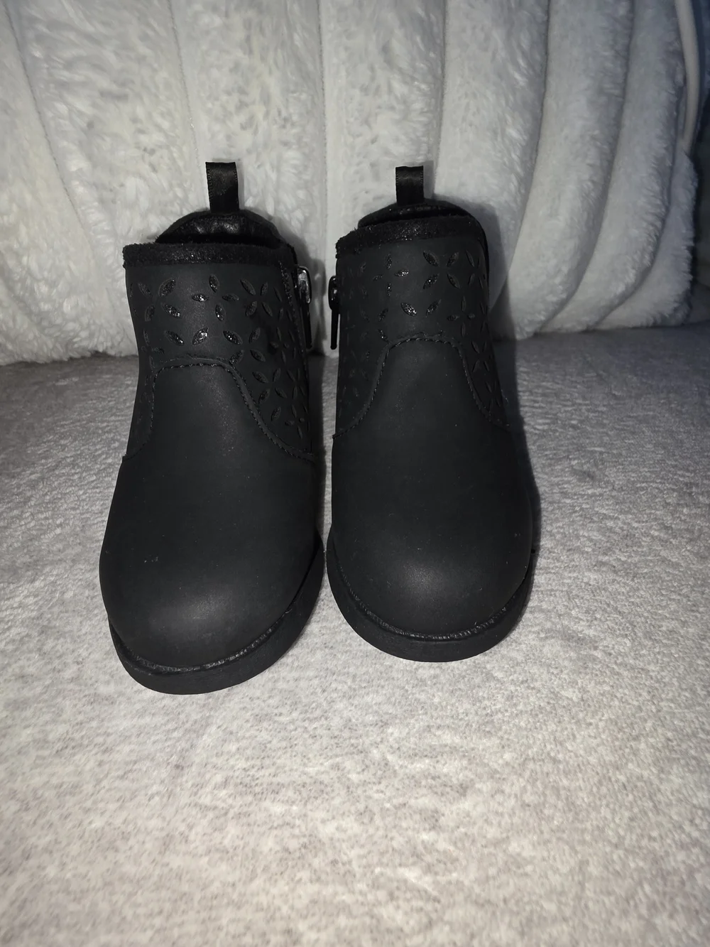 Kids Black Ankle Boots